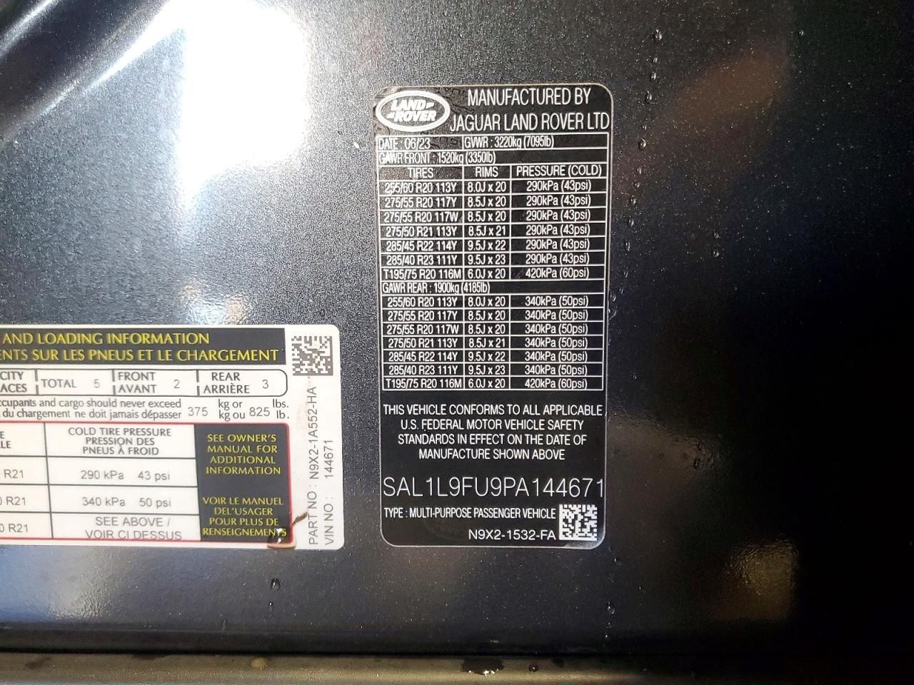 2023 Land Rover Range Rover Sport Dynamic se