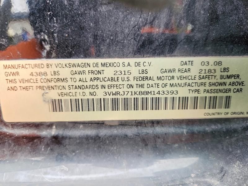 2008 Volkswagen Jetta Wolfsburg