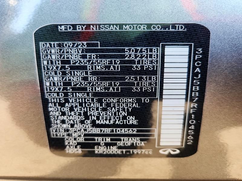 2024 Infiniti Qx50 Luxe