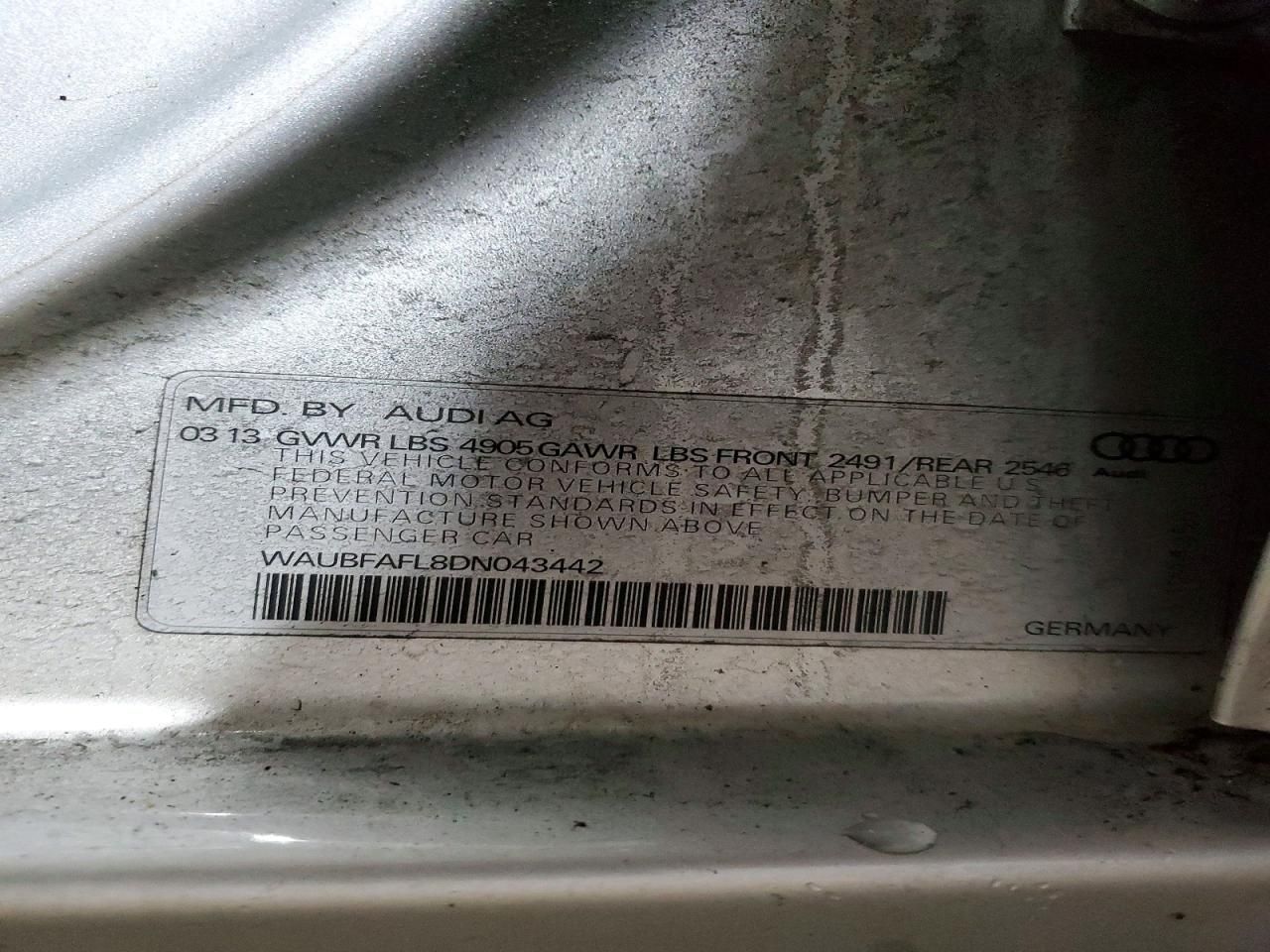 2013 Audi A4 Premium