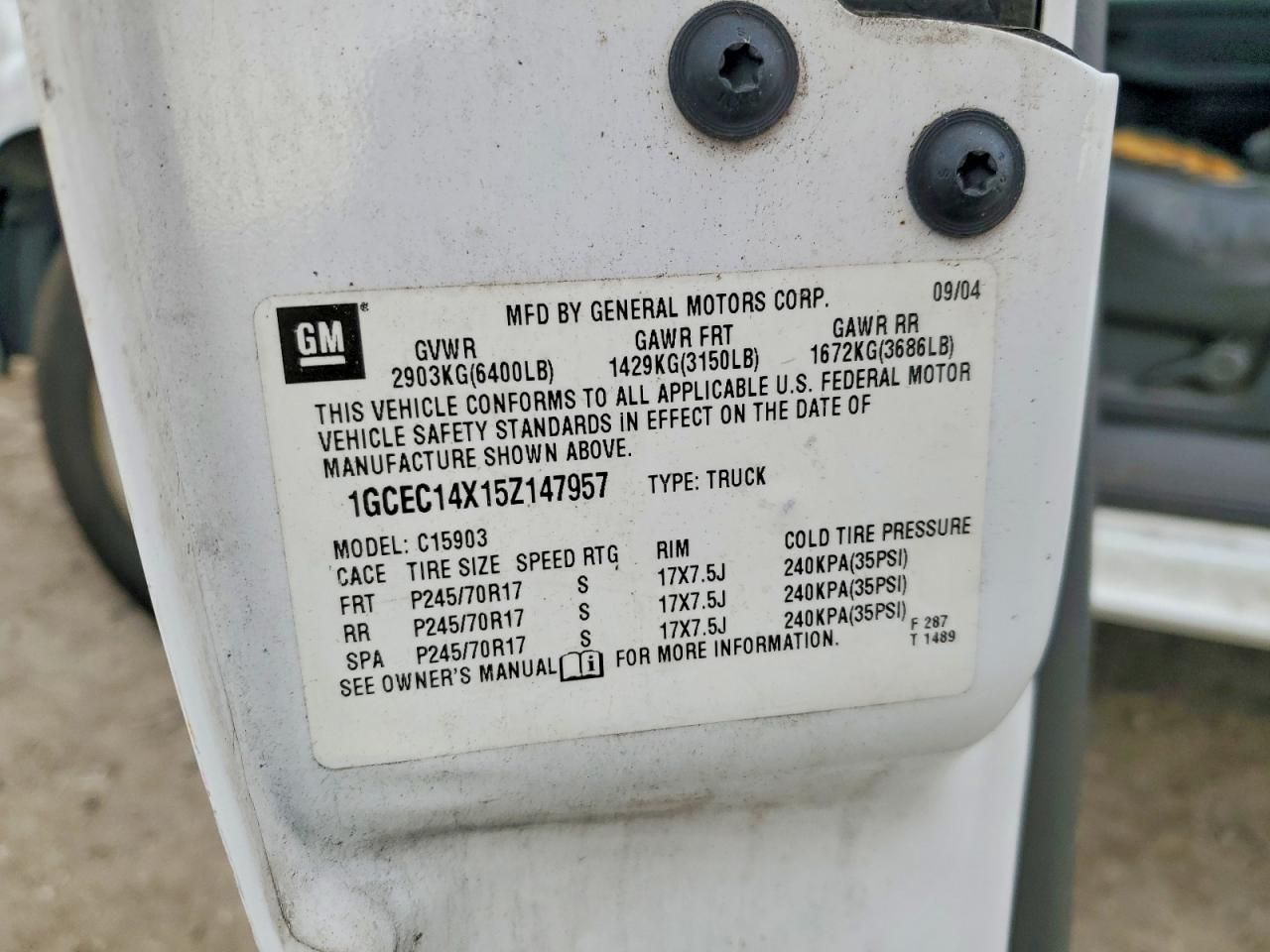 2005 Chevrolet Silverado C1500