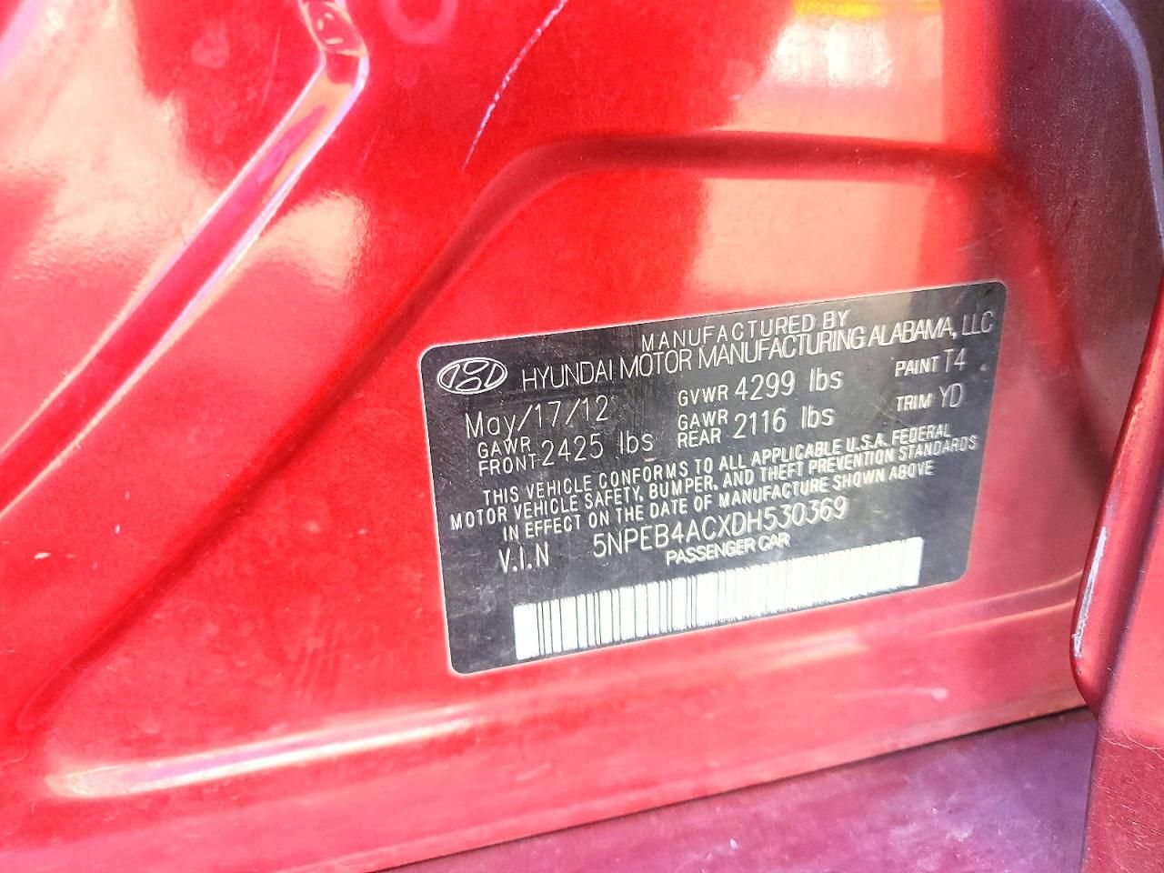 2013 Hyundai Sonata gls