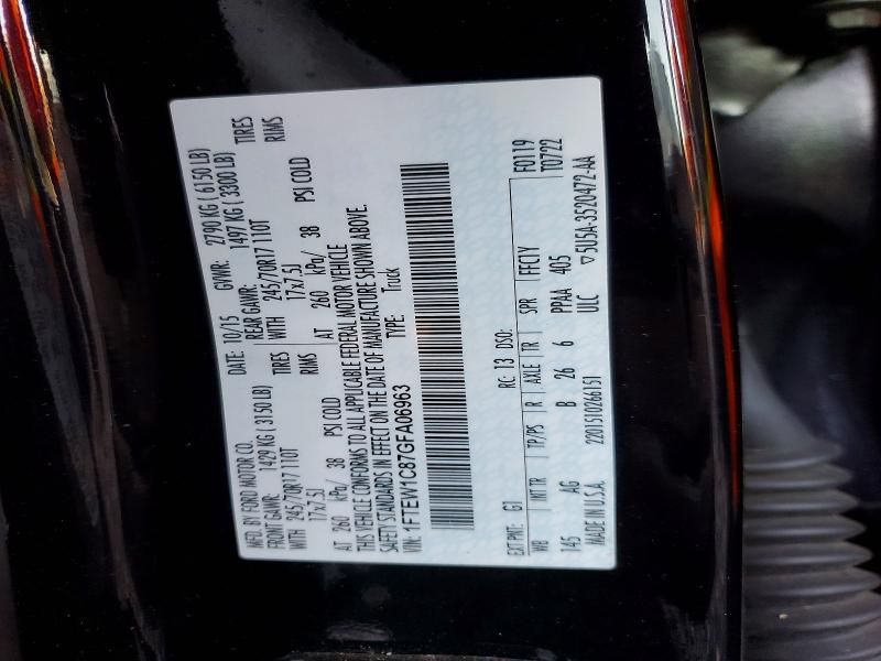 2016 Ford F150 Supercrew