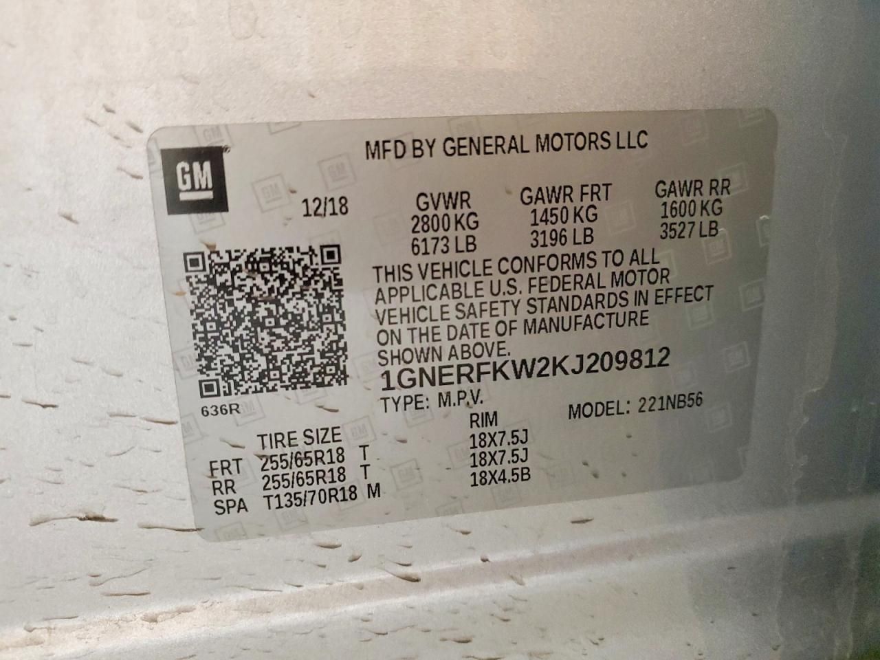 2019 Chevrolet Traverse ls