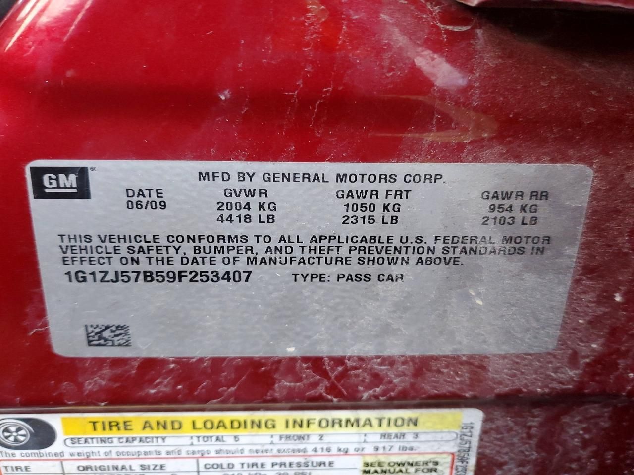 2009 Chevrolet Malibu 2LT