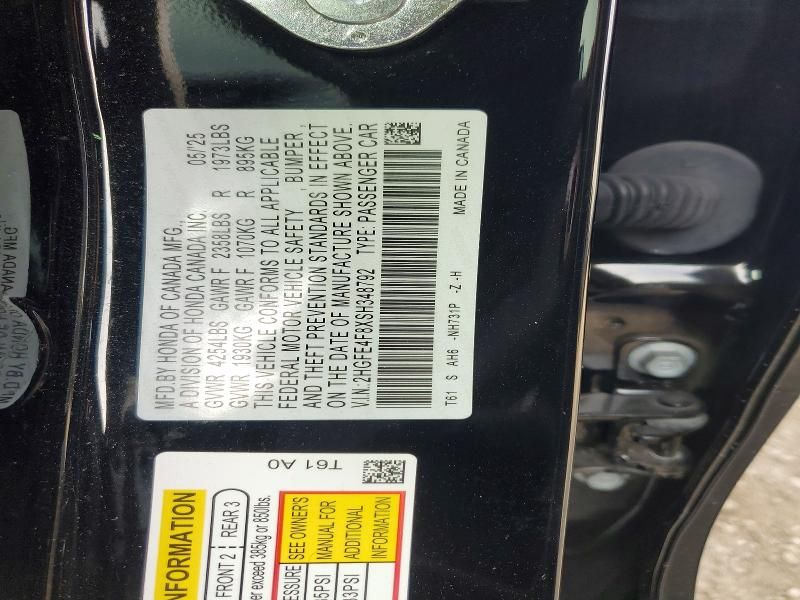 2025 Honda Civic Sport