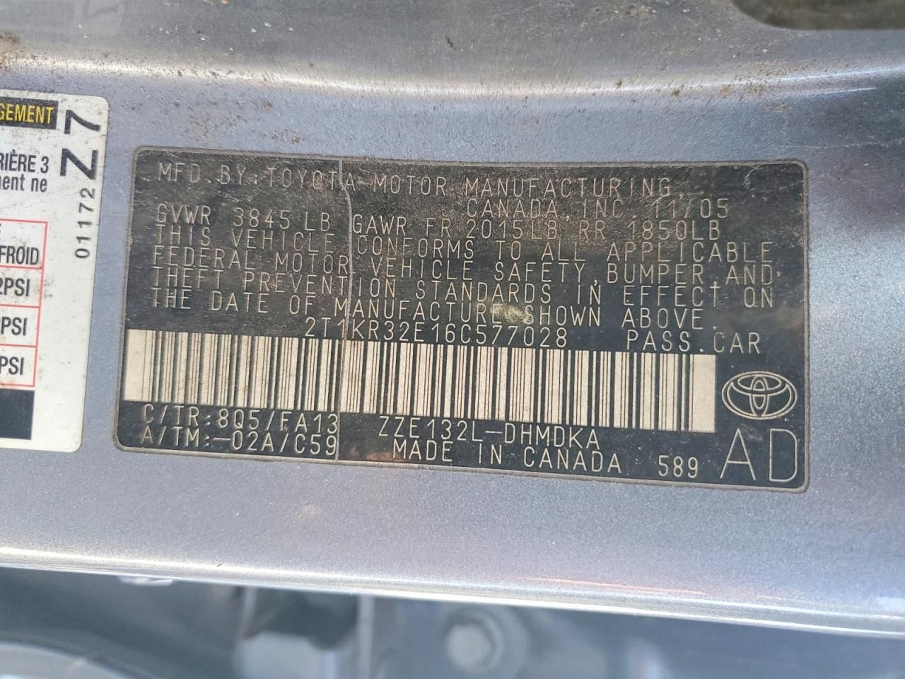 2006 Toyota Corolla Matrix xr