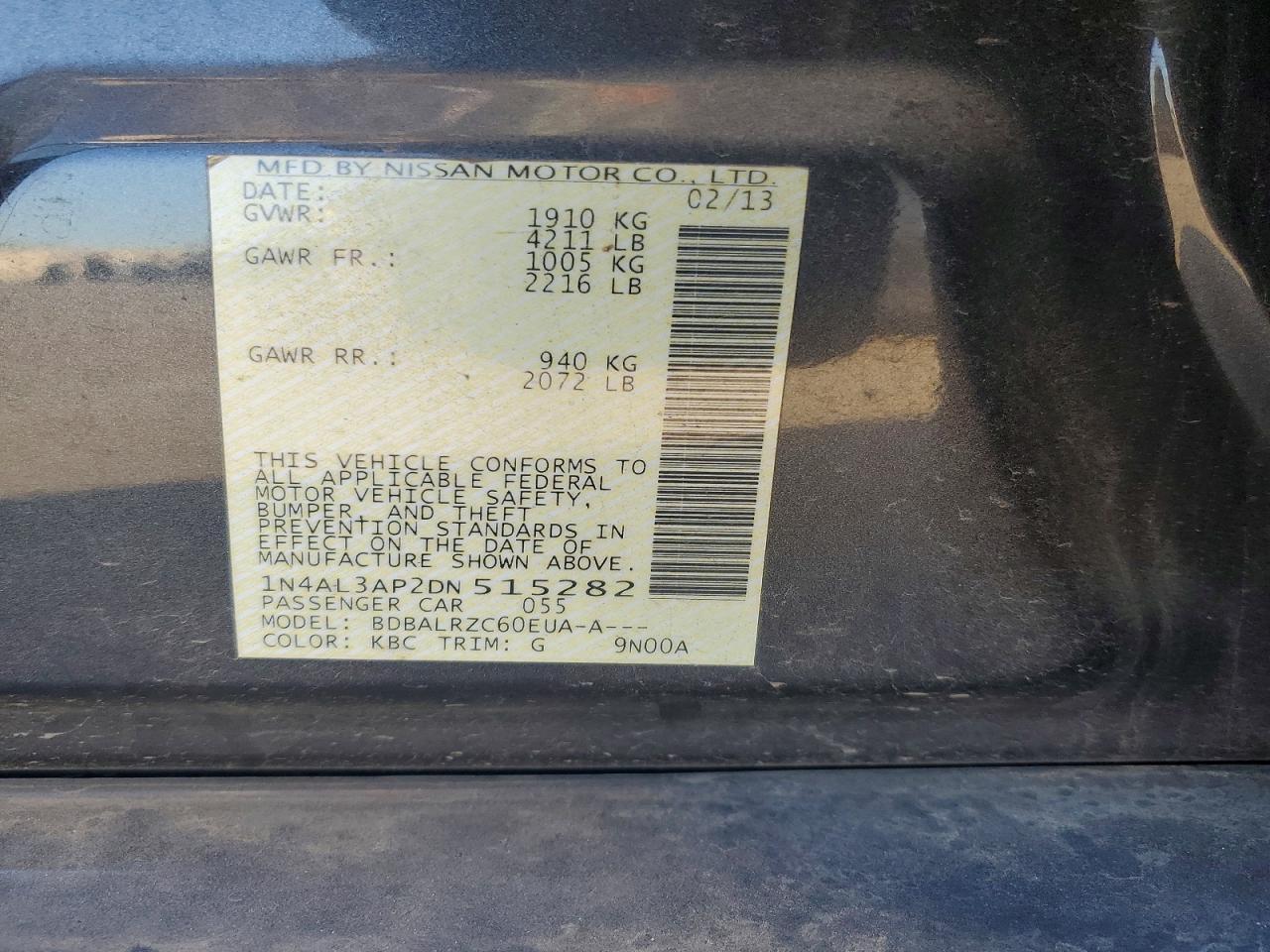 2013 Nissan Altima 2.5
