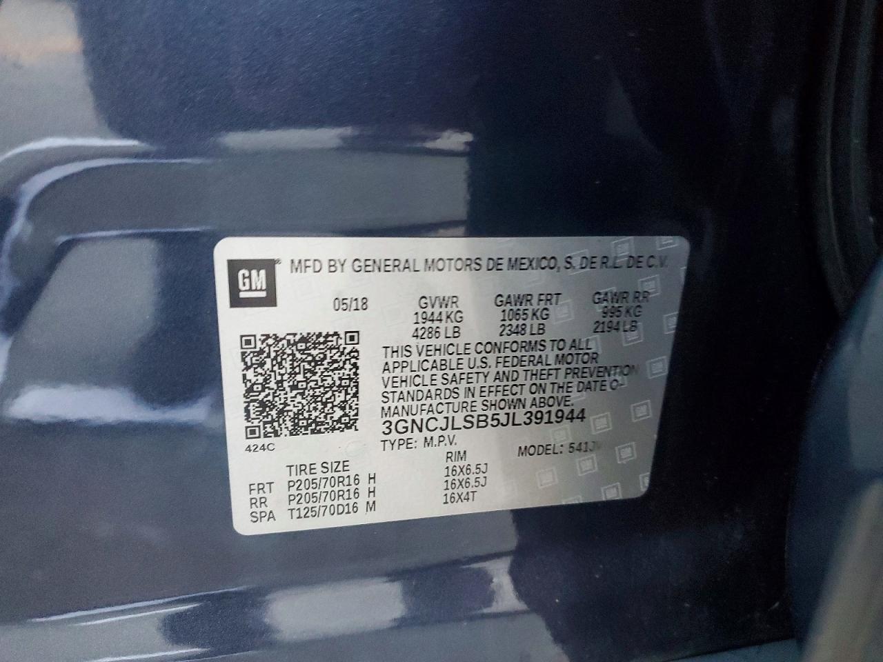 2018 Chevrolet Trax 1LT