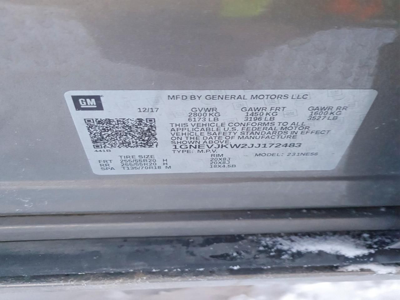 2018 Chevrolet Traverse Premier