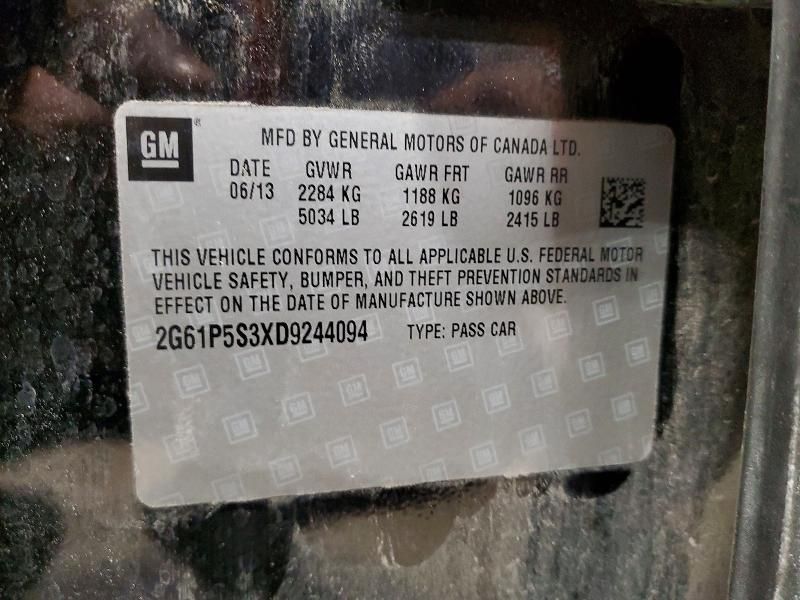 2013 Cadillac Xts Luxury Collection