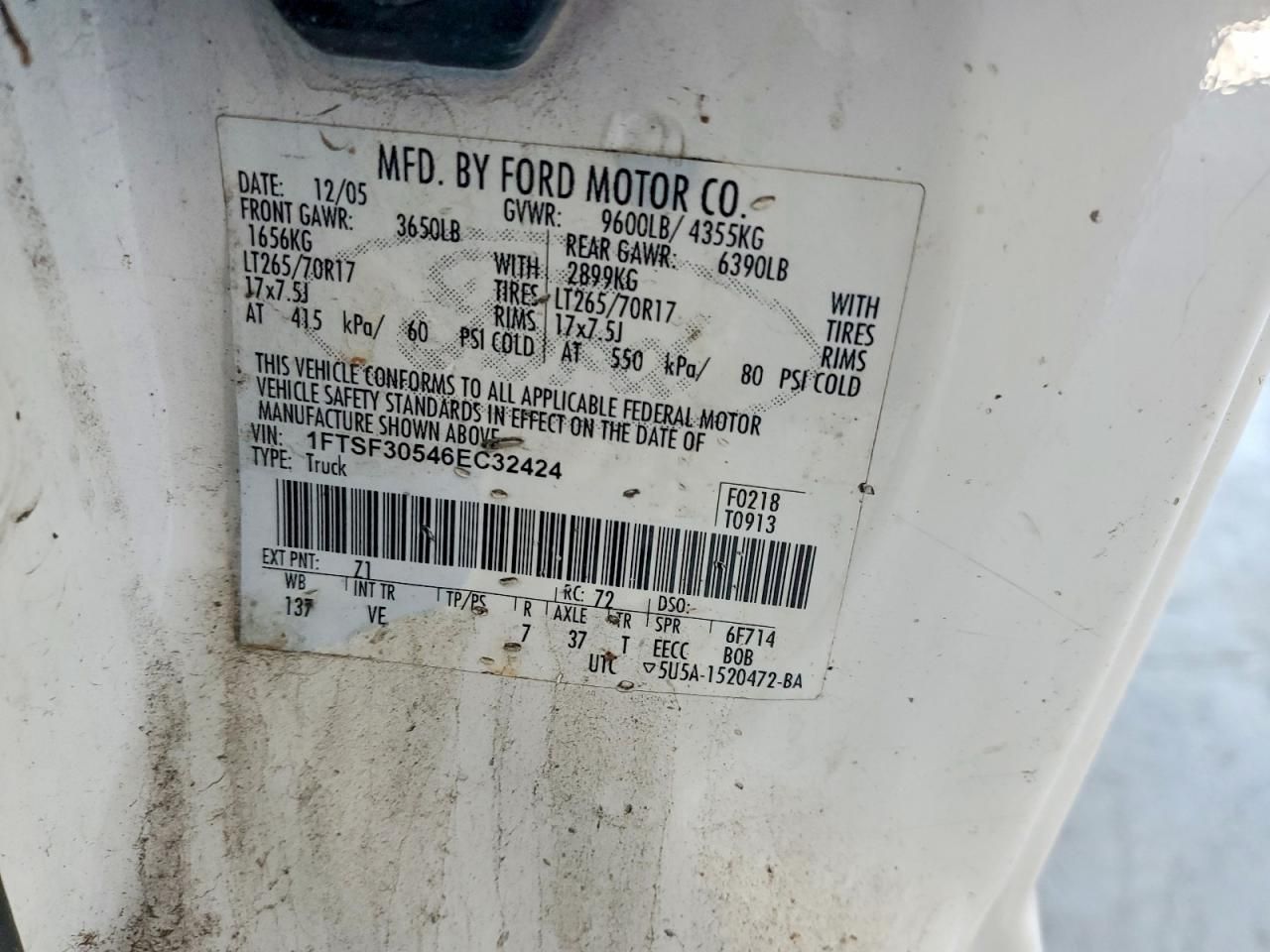 2006 Ford F350 srw Super Duty