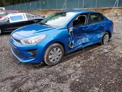 Salvage cars for sale from Copart Graham, WA: 2022 KIA Rio lx