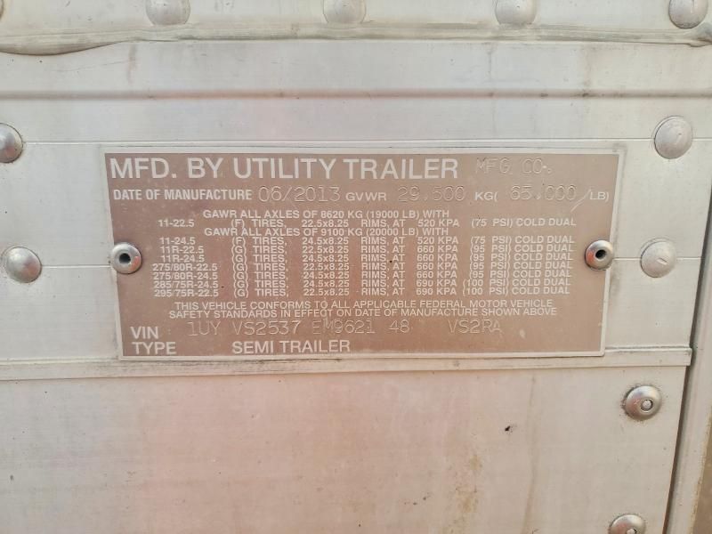 2014 Utlity Reefer Advance Pierre