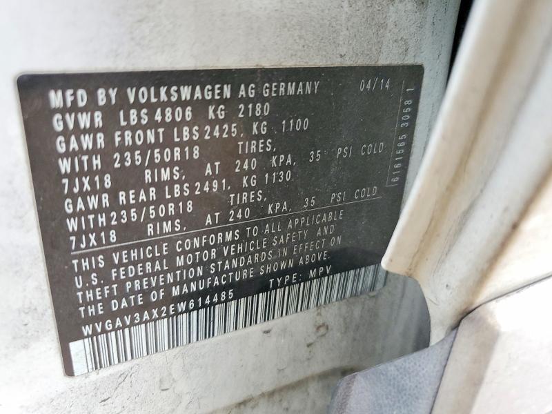 2014 Volkswagen Tiguan s