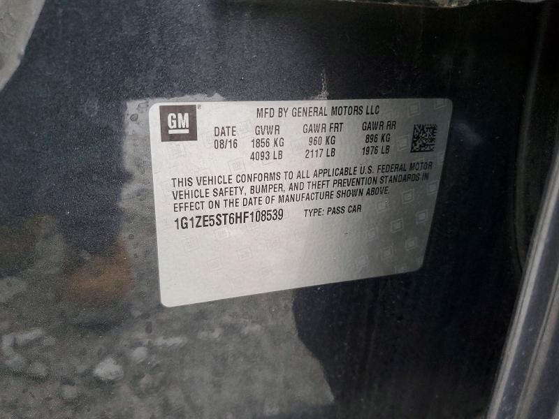 2017 Chevrolet Malibu lt