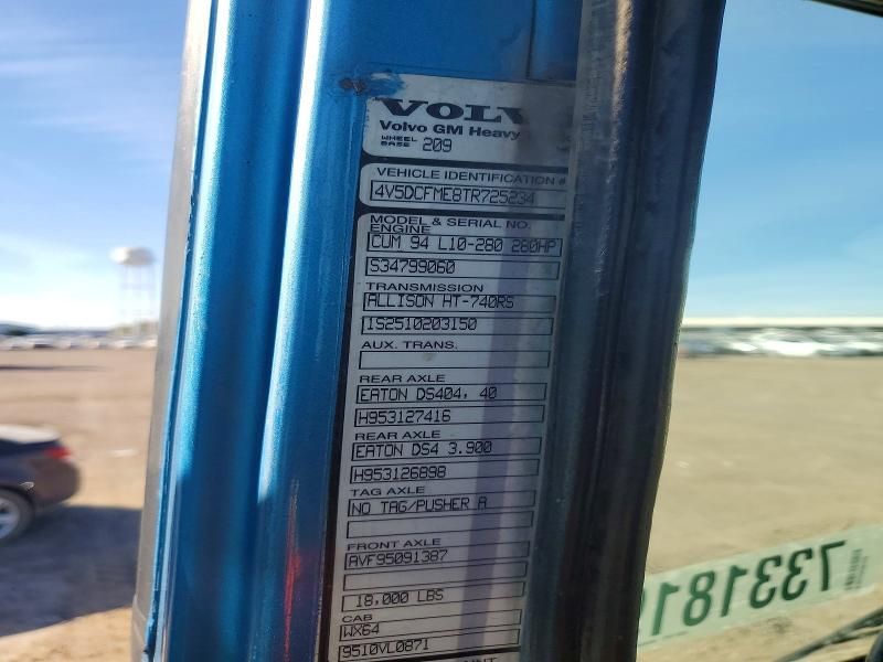 1996 Volvo Xpeditor ROLL-OFF Container Truck