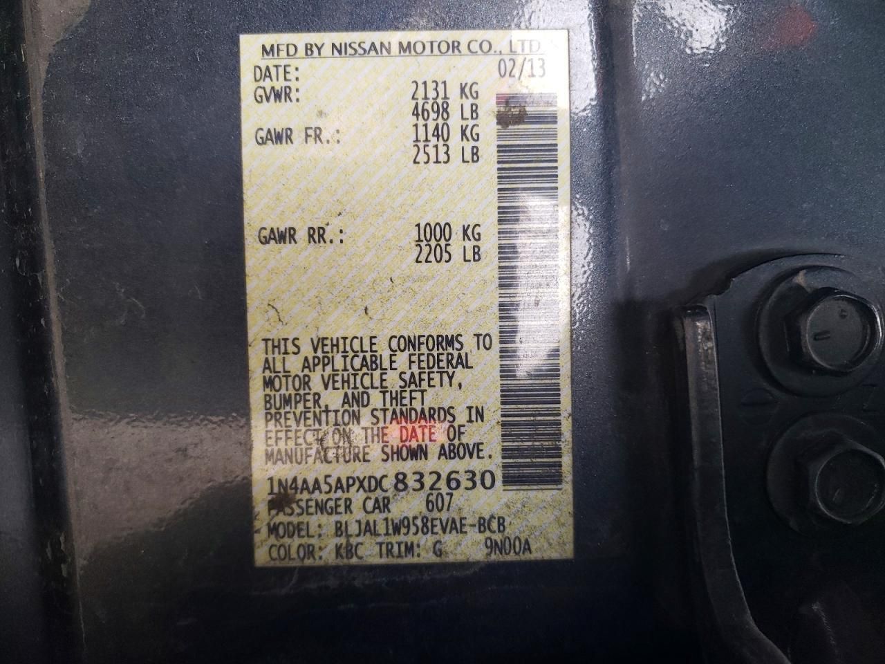 2013 Nissan Maxima s