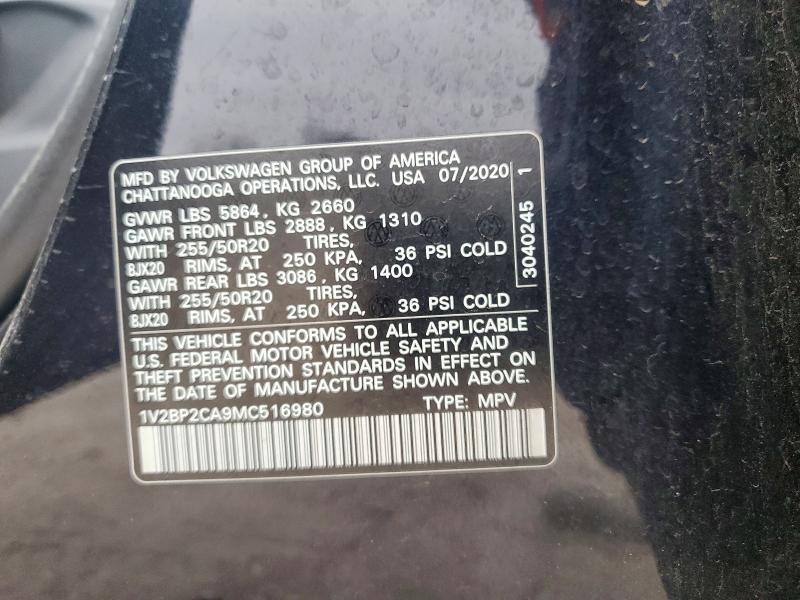 2021 Volkswagen Atlas sel