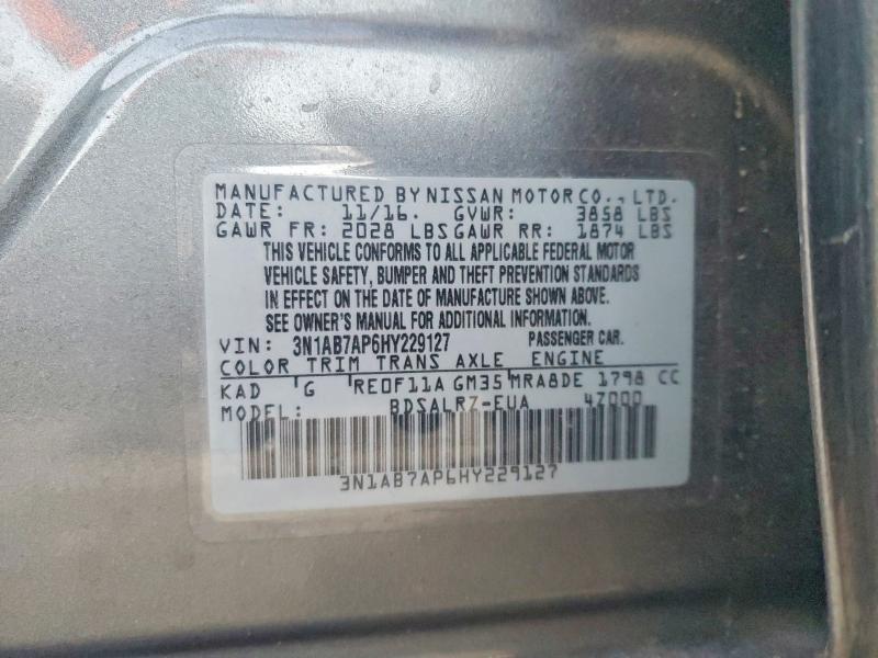 2017 Nissan Sentra s