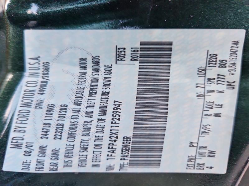 2001 Ford Mustang gt