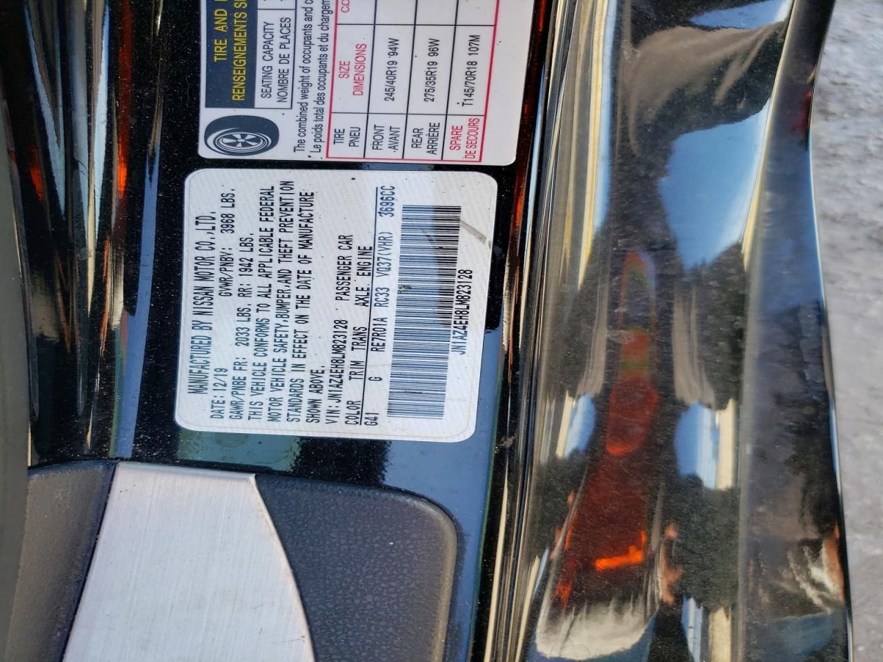 2020 Nissan 370z Base