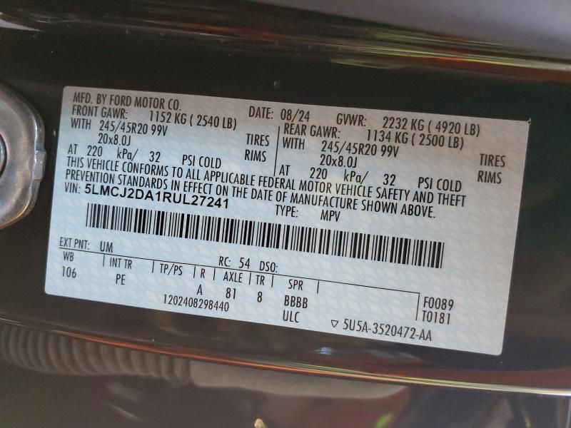 2024 Lincoln Corsair Reserve