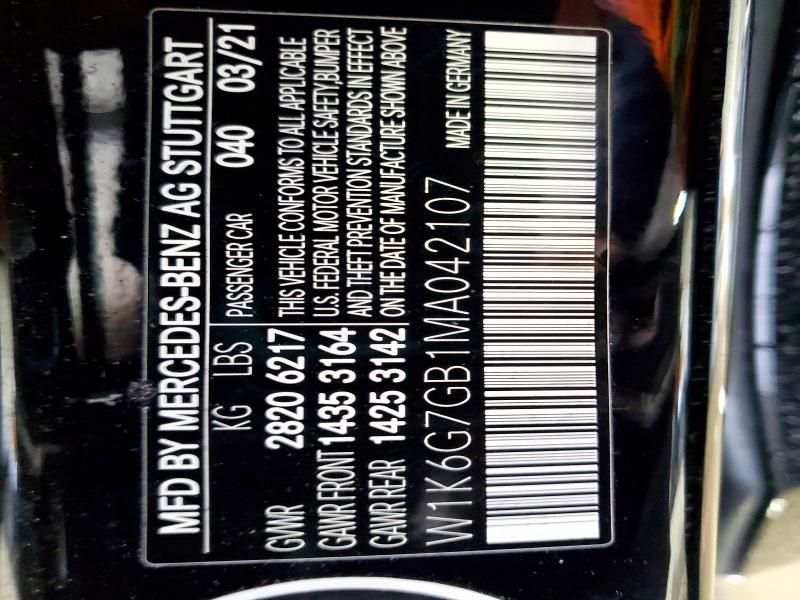 2021 Mercedes-Benz S 580 4matic