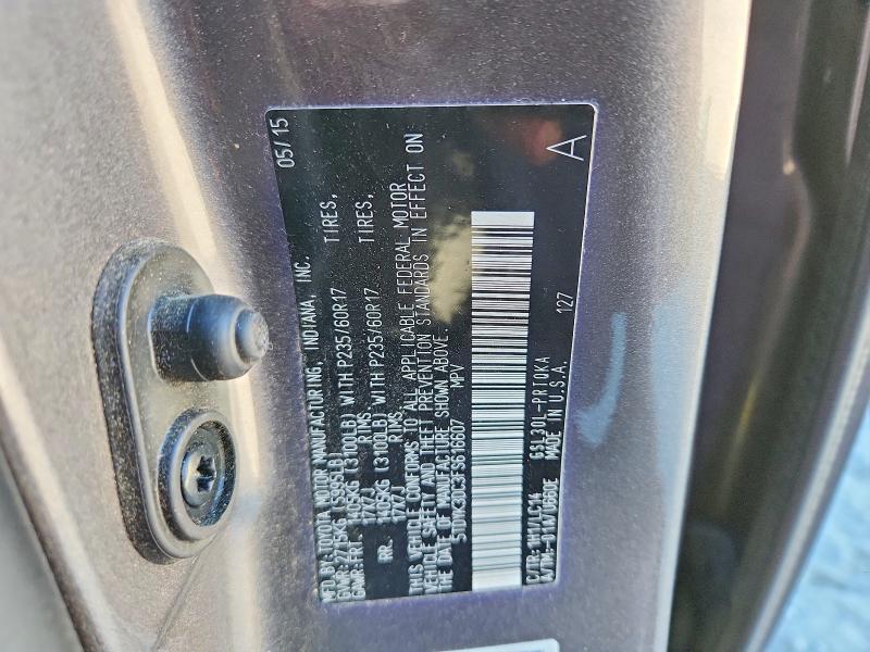 2015 Toyota Sienna xle
