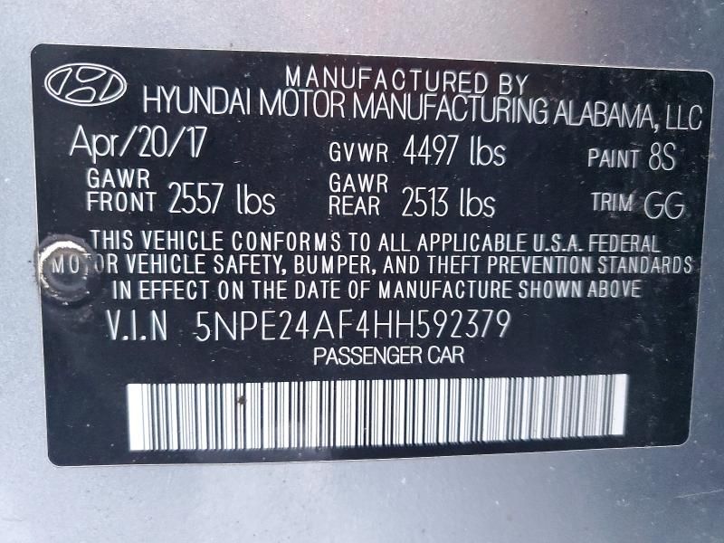 2017 Hyundai Sonata se