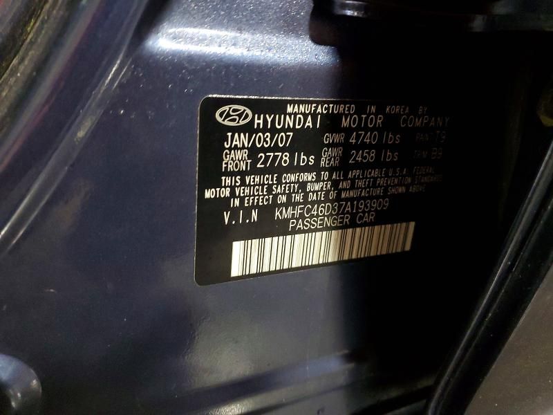 2007 Hyundai Azera gls