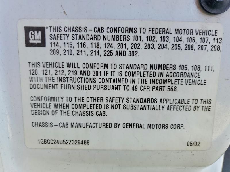 2002 Chevrolet Silverado Utility / Service Truck