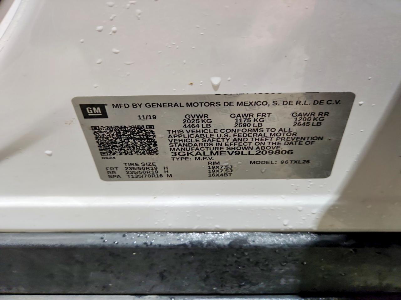 2020 GMC Terrain sle