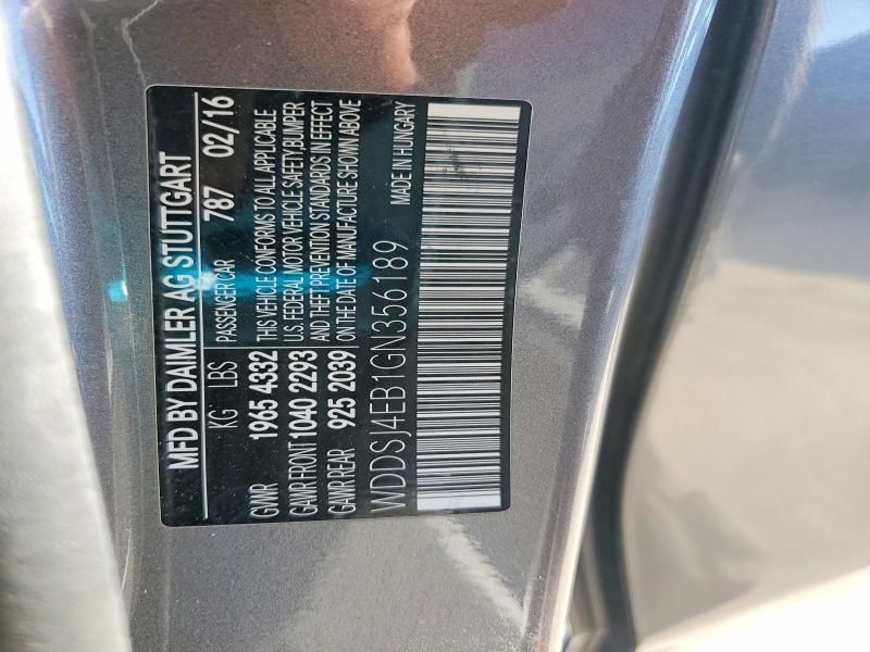 2016 Mercedes-Benz Cla 250