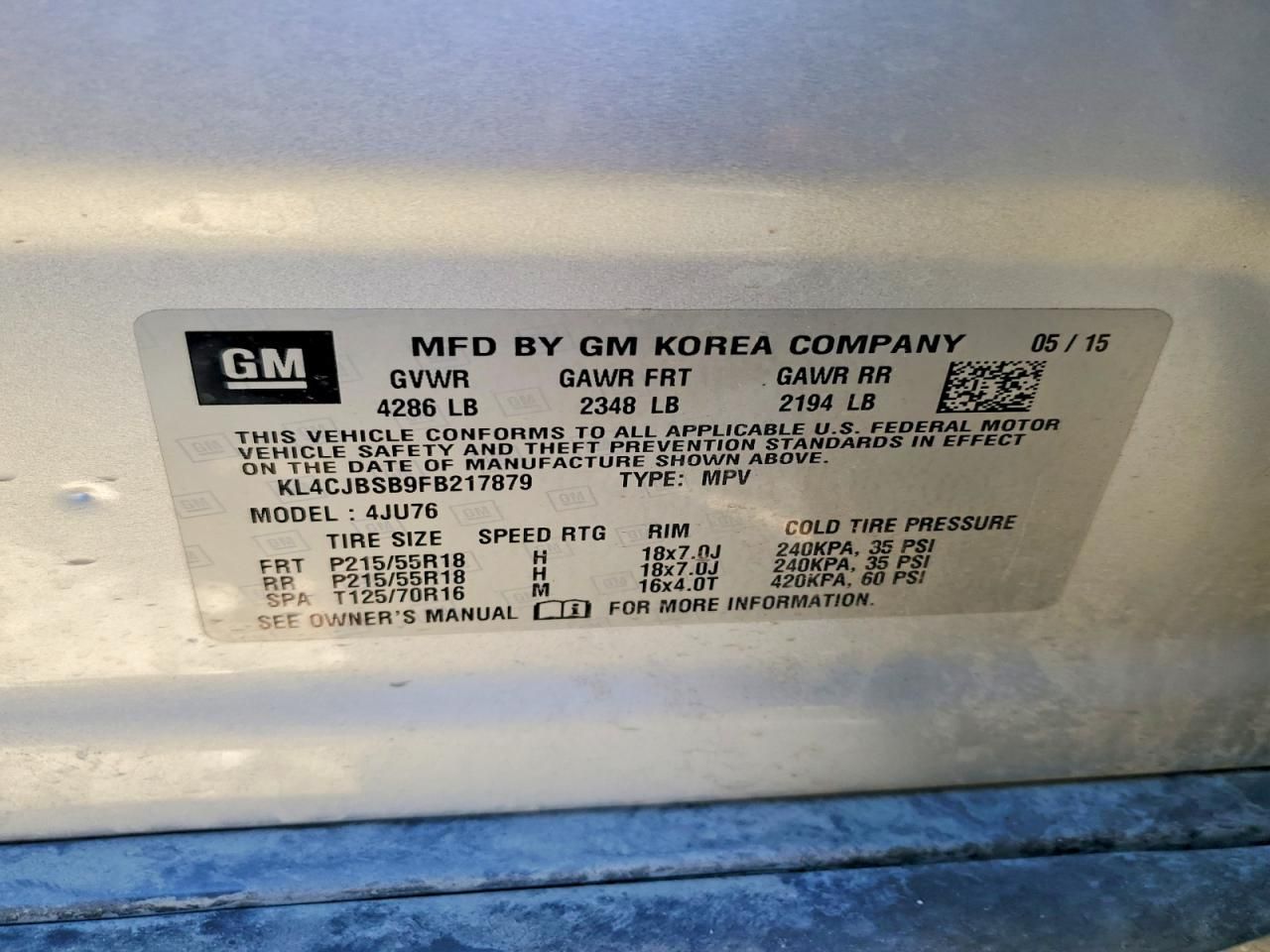 2015 Buick Encore Convenience