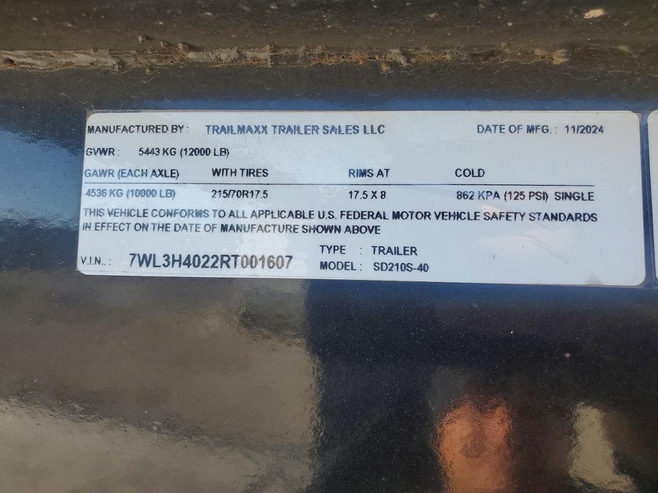 2024 Trail King 2024 Trail Maxx SD210S-40 Flatbed Trailer