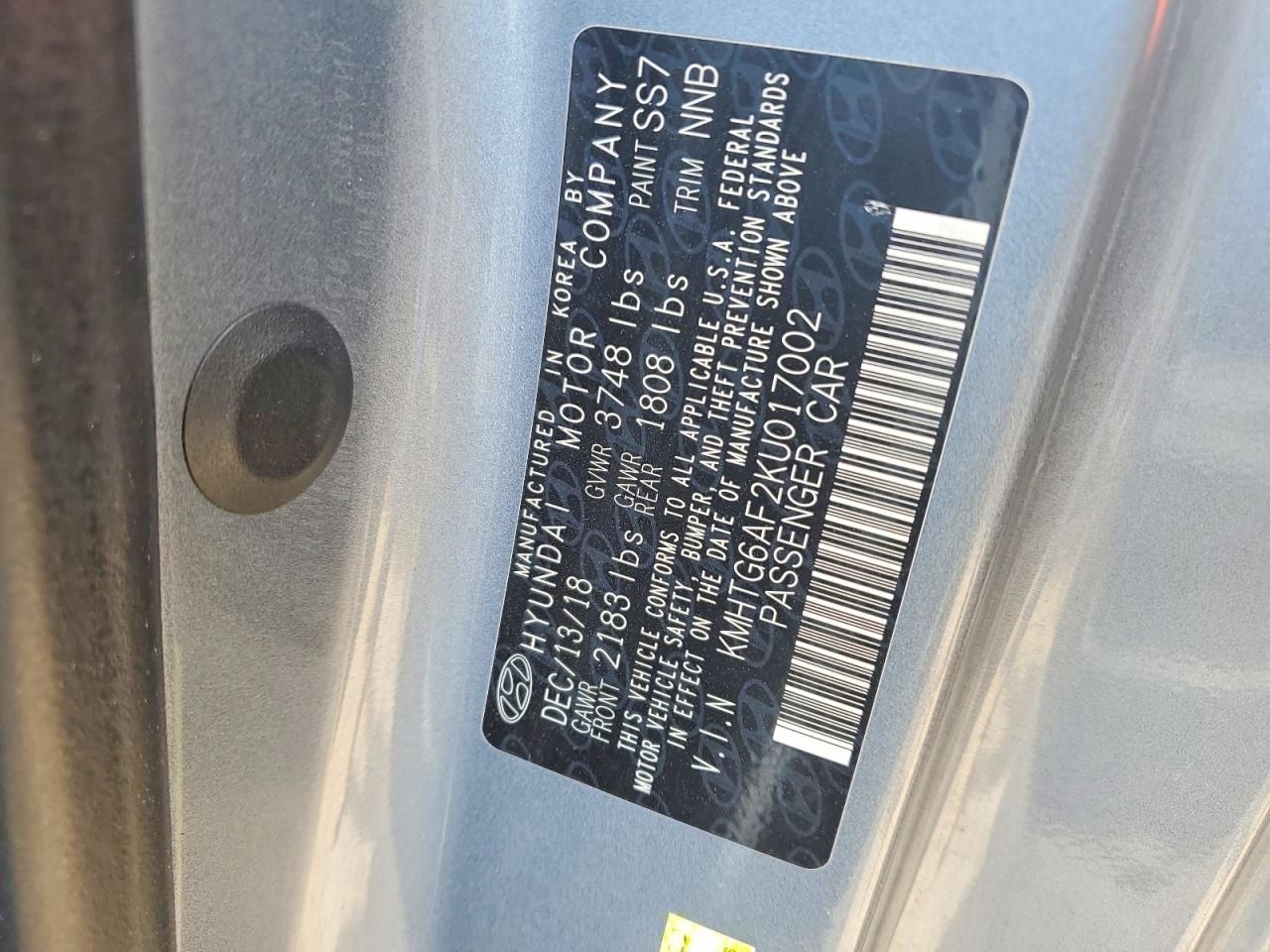 2019 Hyundai Veloster Base