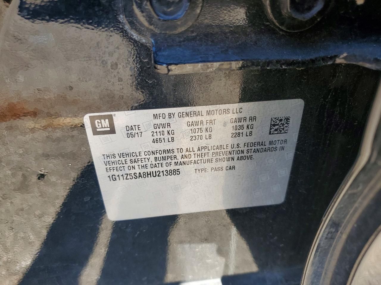 2017 Chevrolet Impala ls