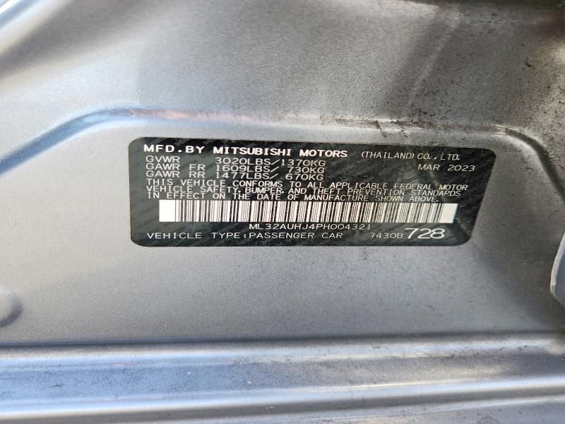 2023 Mitsubishi Mirage es