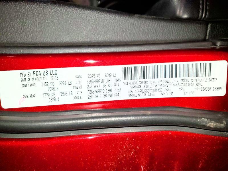 2015 Dodge Durango sxt