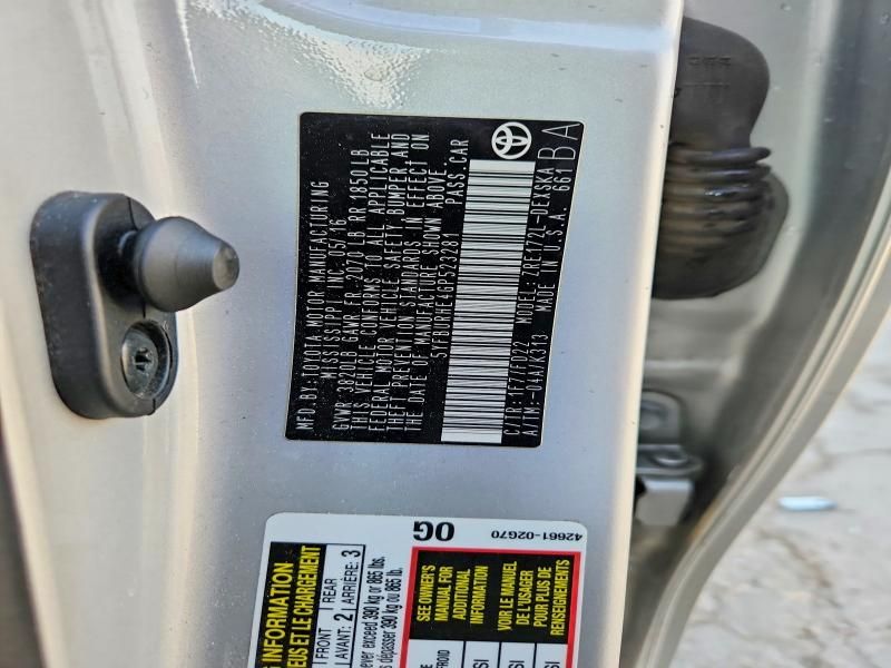 2016 Toyota Corolla l