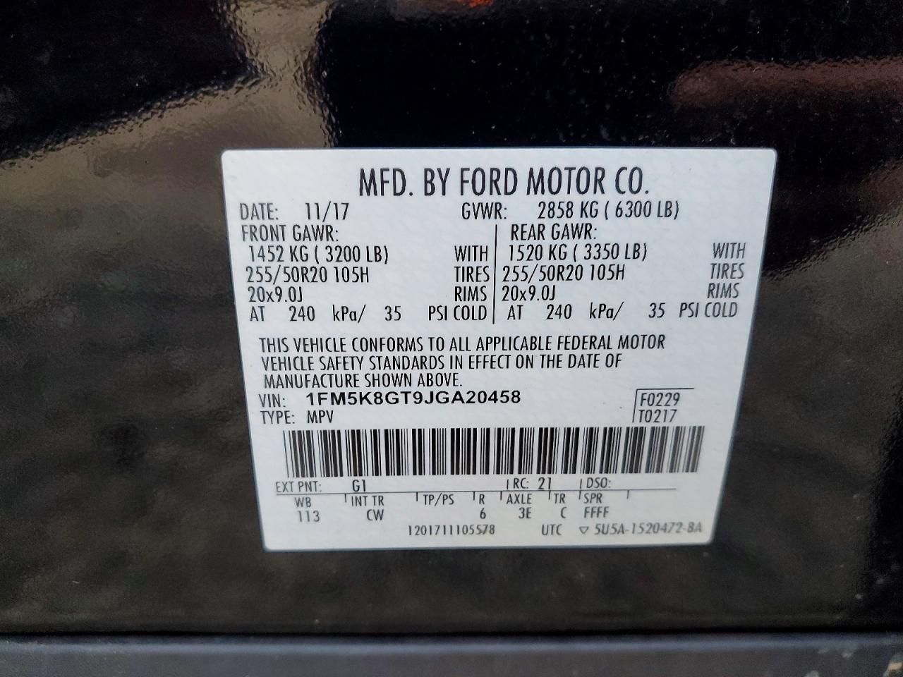 2018 Ford Explorer Sport