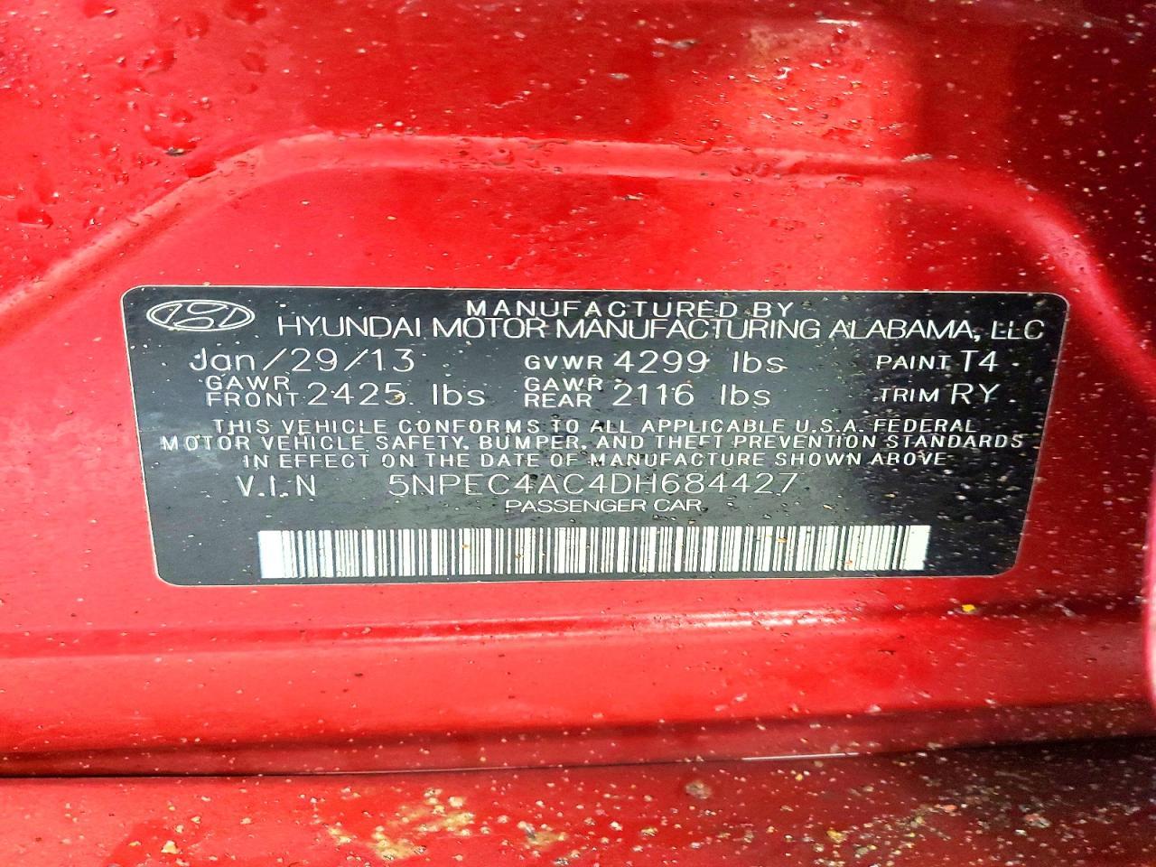 2013 Hyundai Sonata se