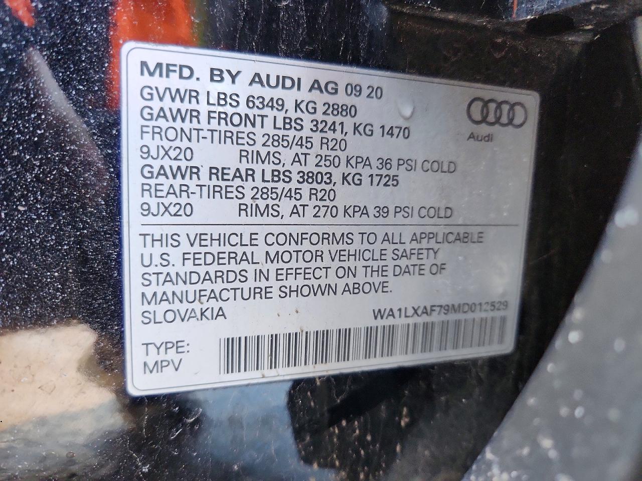 2021 Audi Q7 Premium Plus