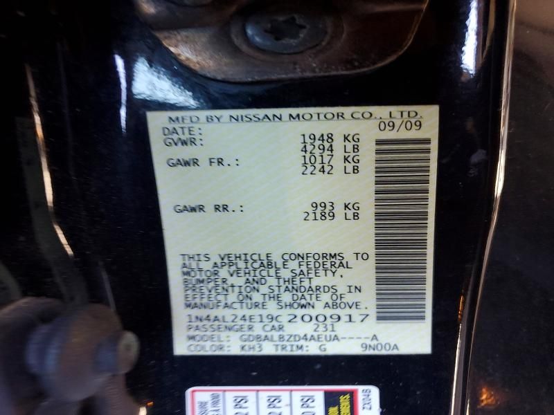 2009 Nissan Altima 2.5s