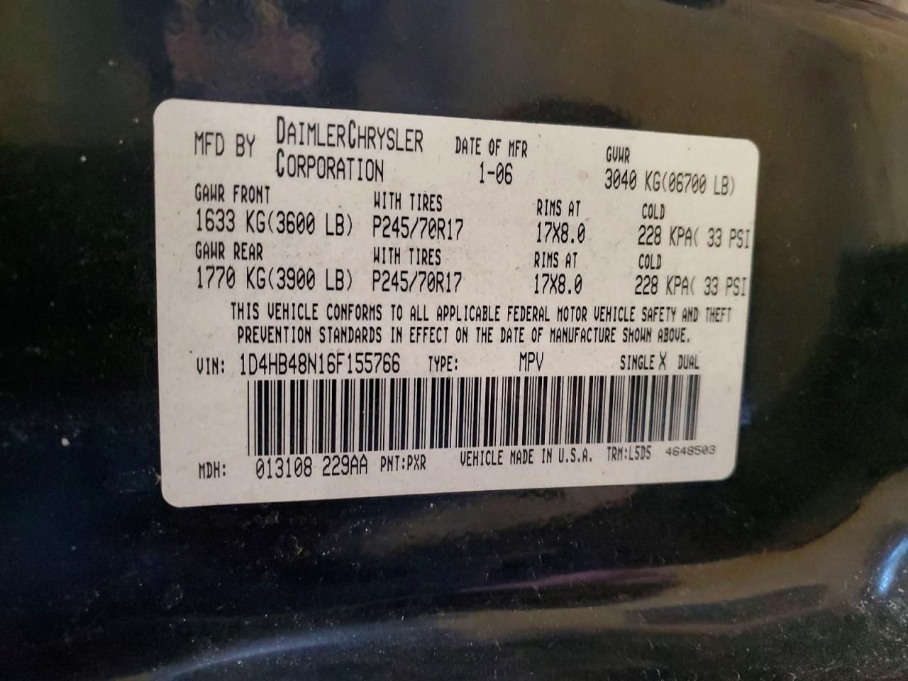 2006 Dodge Durango slt