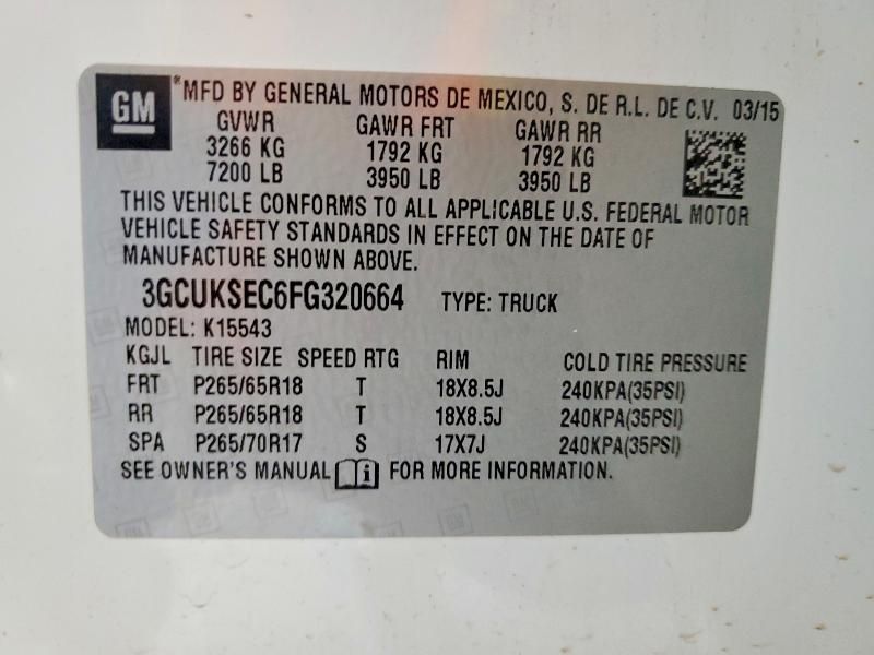 2015 Chevrolet Silverado K1500 LTZ