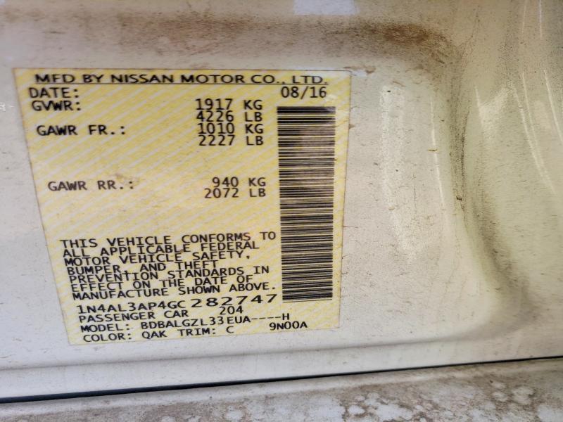 2016 Nissan Altima 2.5