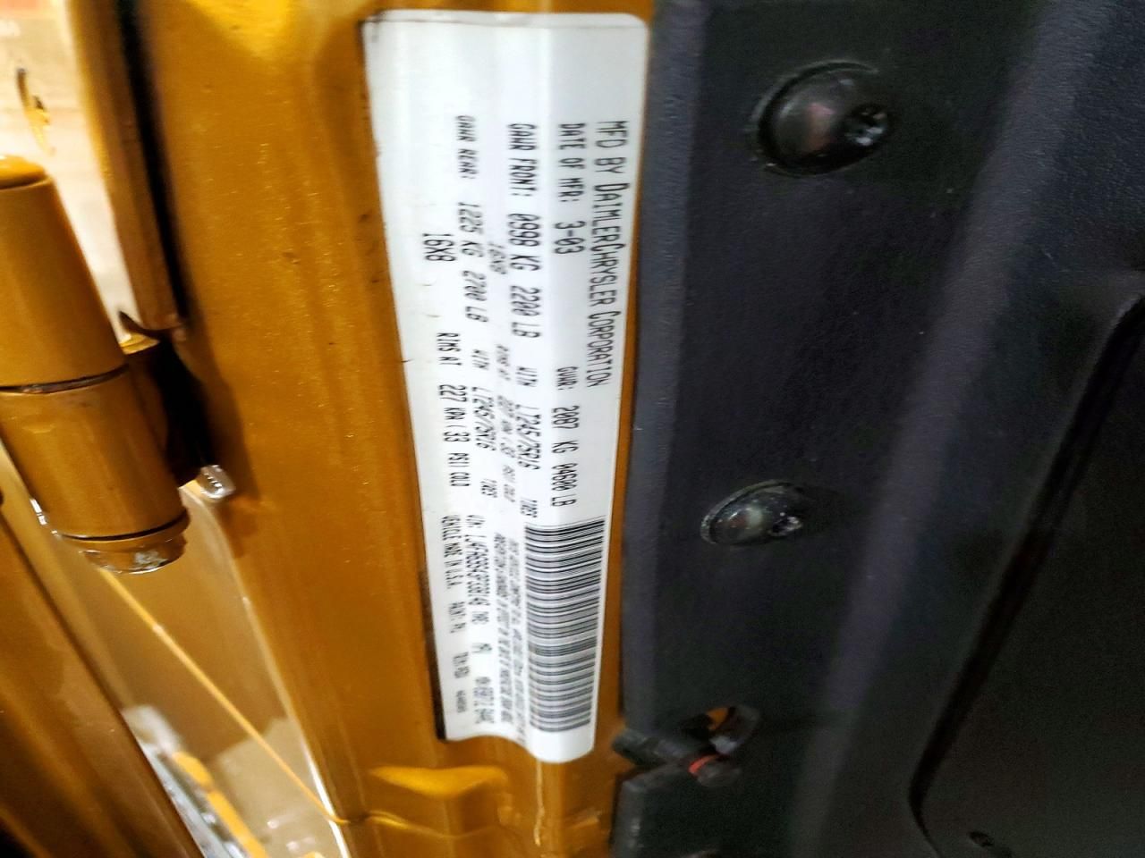 2003 Jeep Wrangler / tj Rubicon