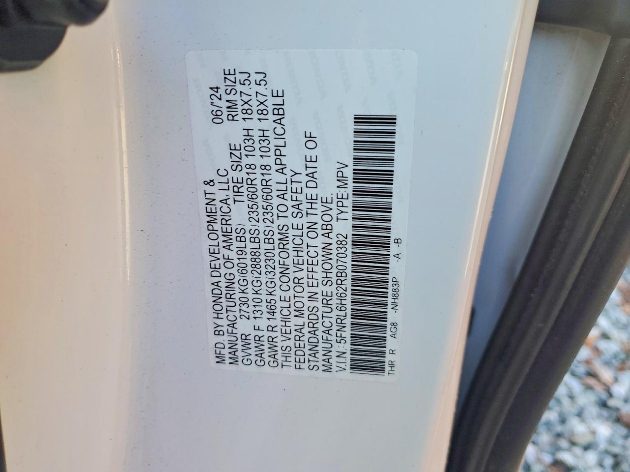 2024 Honda Odyssey exl